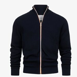KRONSTADT Herren Erik Zip Cardigan Sweater
Full-zip Cardigan in 100% Cotton